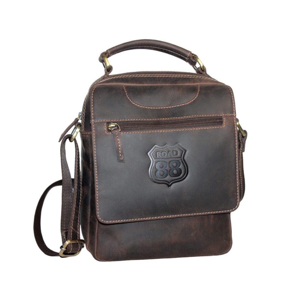 Vintage Buckle Flap Crossbody Bag